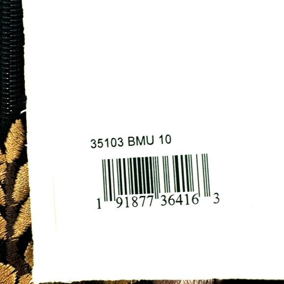 Mac Duggal 31503 Floral Embroidered Surplice V Neck Midi Dress Size 10 NWT - Picture 10 of 10